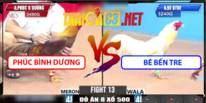 Video Trận 13 CPC3 22/4/2025 - Phúc Bình Dương Đấu Bé Bến Tre Xổ 500